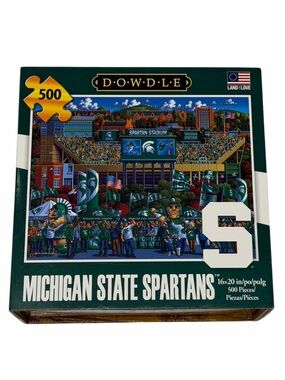Dowdle Michigan State Spartans 500-Piece Jigsaw Puzzle - Green